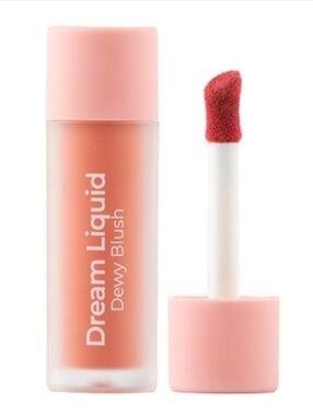 Soft Peach Dream Liquid Dewy Cream Blush Natural Flush Coral MCoBeauty Liquid